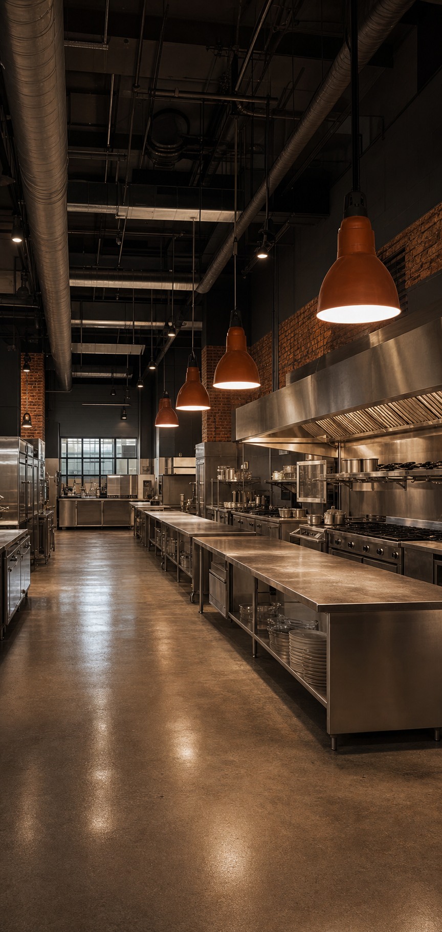 Interieur productiekeuken Utrecht